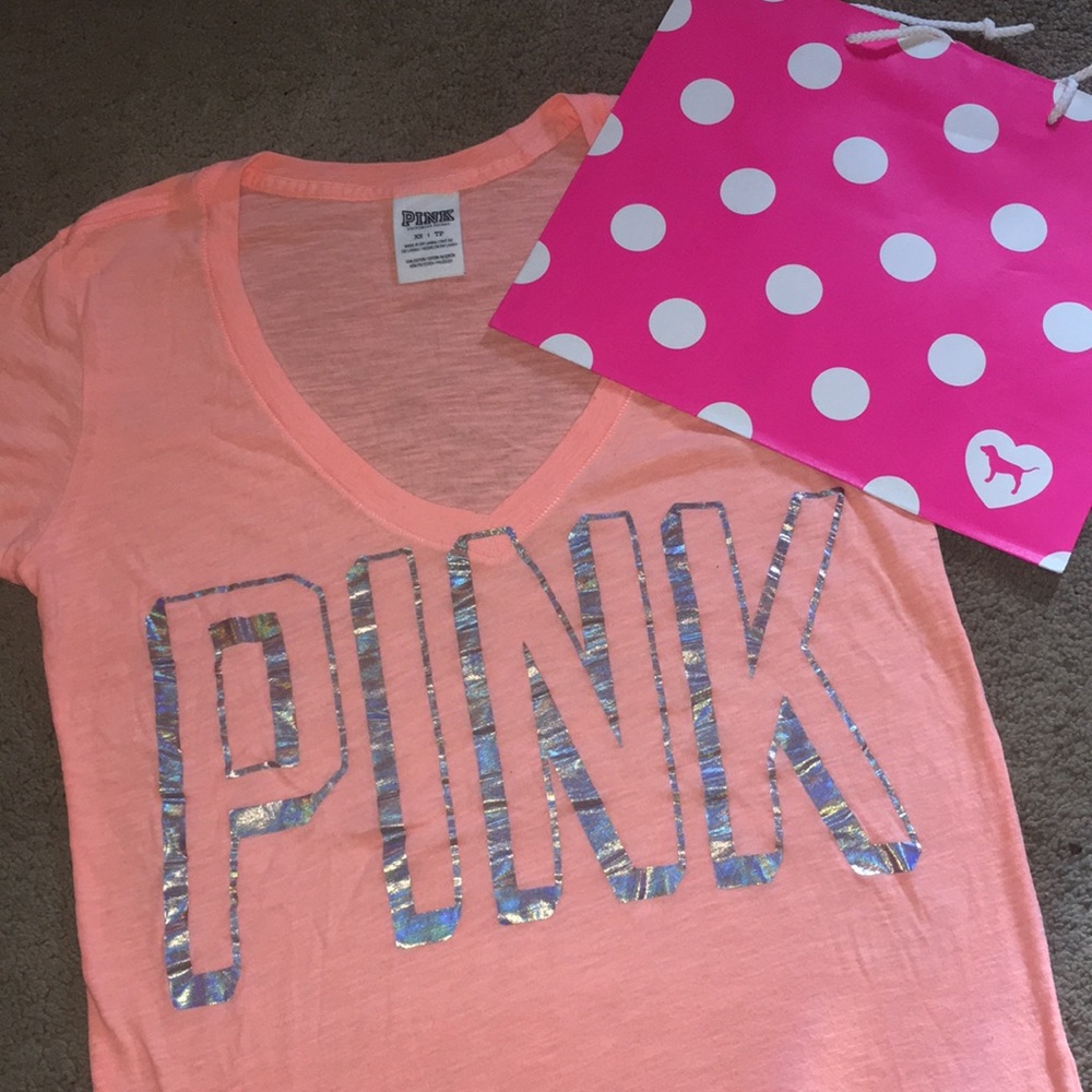 Victoria Secret Pink Tee, size XS